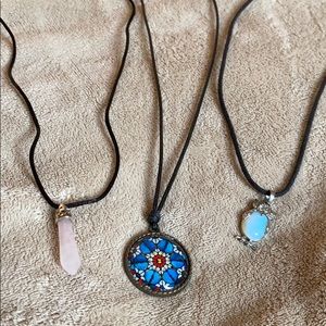 Crystal stone necklaces!!!